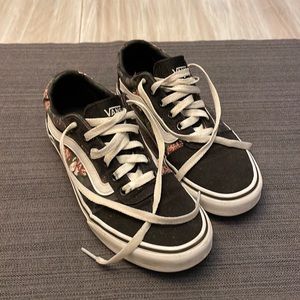 Rose print Vans